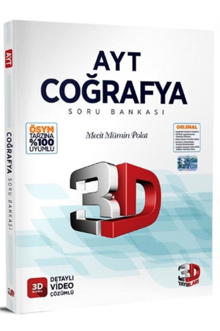 3D AYT COĞRAFYA SORU BANKASI - 3D YAYINLARI