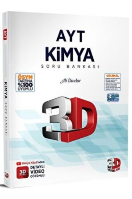 3D AYT KİMYA SORU BANKASI - 3D YAYINLARI