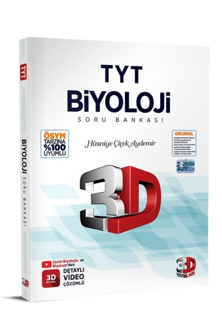 3D TYT BİYOLOJİ Soru Bankası - 3D YAYINLARI