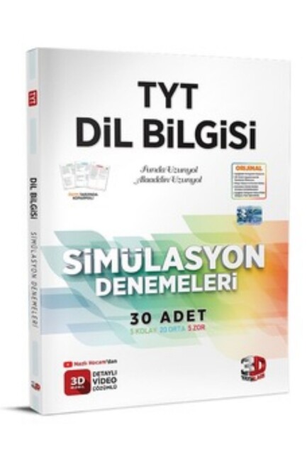 3D TYT DİL BİLGİSİ SİMÜLASYON DENEMELERİ - 3D YAYINLARI