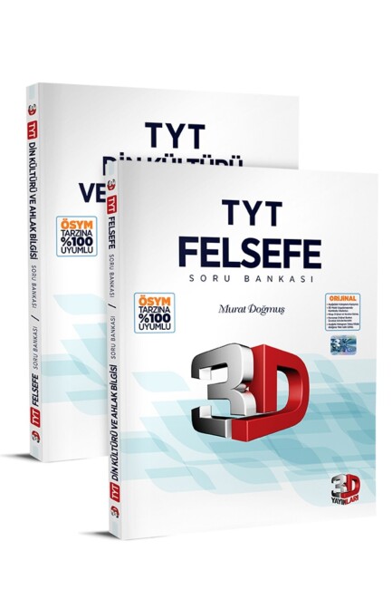 3D TYT FELSEFE + DİN KÜLTÜRÜ Soru Bankası - 3D YAYINLARI