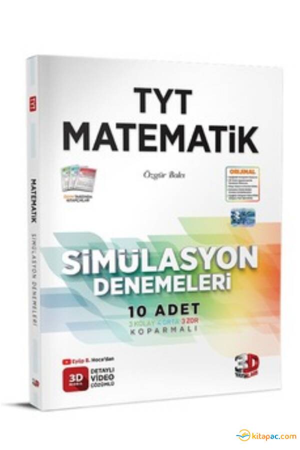 3D TYT MATEMATİK SİMÜLASYON DENEMELERİ 10 ADET - 1