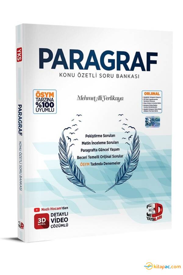 3D TYT PARAGRAF Konu Özetli Soru Bankası - 1