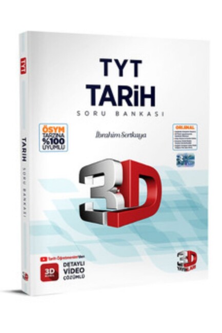 3D TYT TARİH Soru Bankası - 3D YAYINLARI