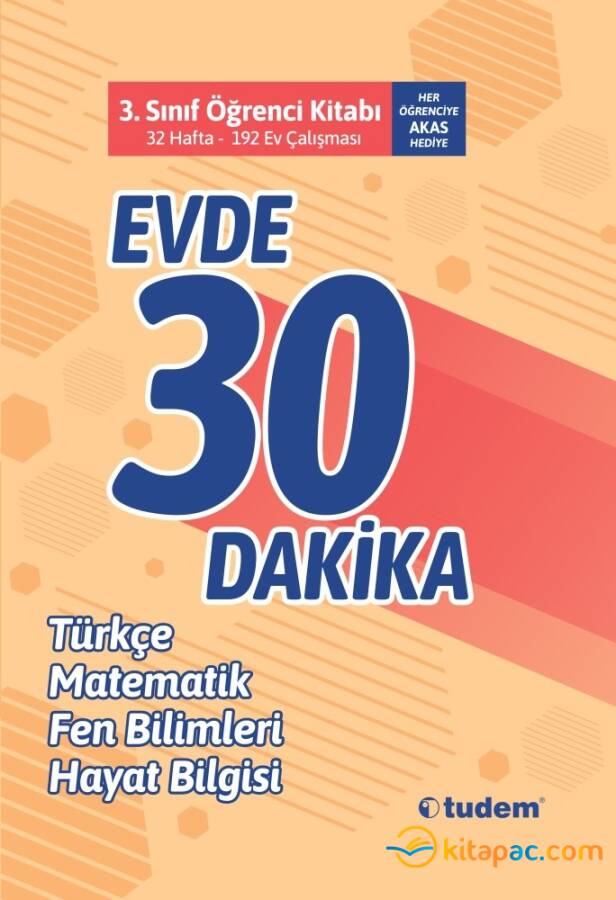 3.Sınıf EVDE 30 DAKİKA ÖĞRENCİ KİTABI - 1