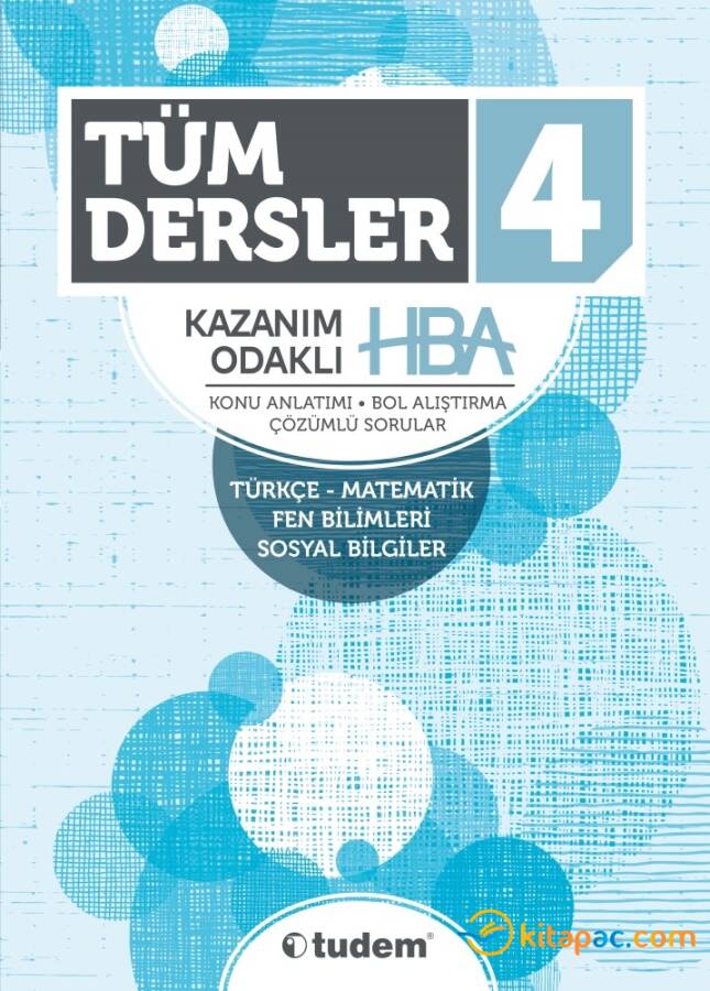 4.Sınıf TÜM DERSLER Kazanım Odaklı HBA - 1