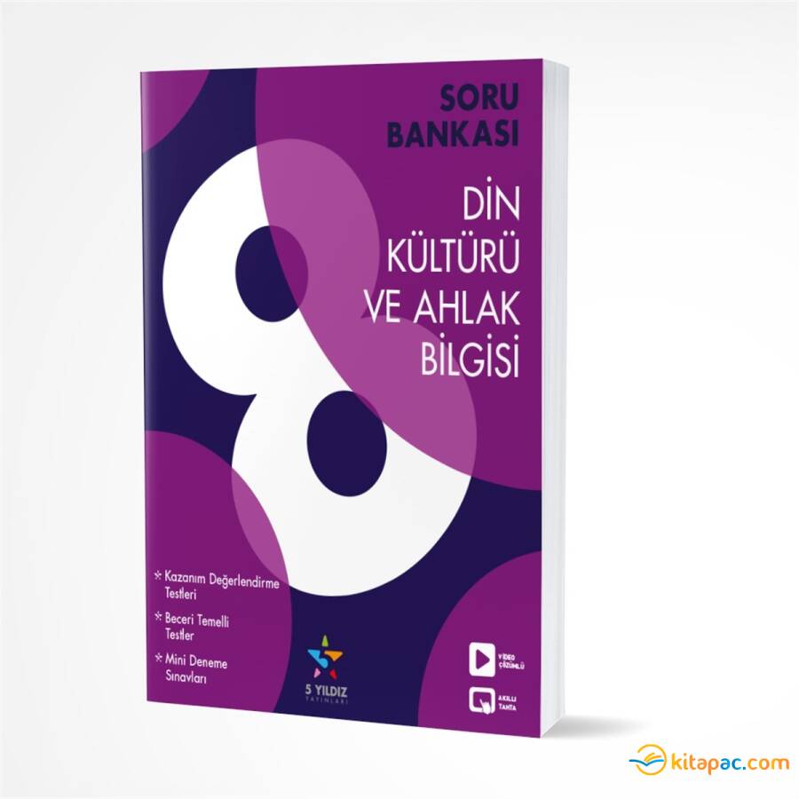 5 YILDIZ 8.Sınıf DİN KÜLTÜRÜ VE A.B. Soru Bankası - 1