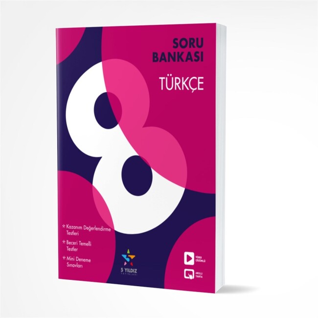 5 YILDIZ 8.Sınıf TÜRKÇE Soru Bankası - 5 YILDIZ YAYINLARI