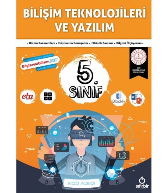 5.Sınıf BİLİŞİM TEKNOLOJİLERİ ve YAZILIM+FASİKÜL - SIFIRBİR YAYINLARI