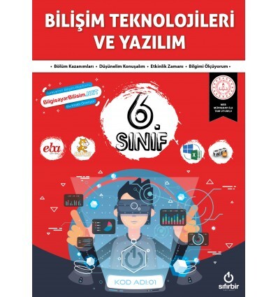 6.Sınıf BİLİŞİM TEKNOLOJİLERİ ve YAZILIM+FASİKÜL - SIFIRBİR YAYINLARI