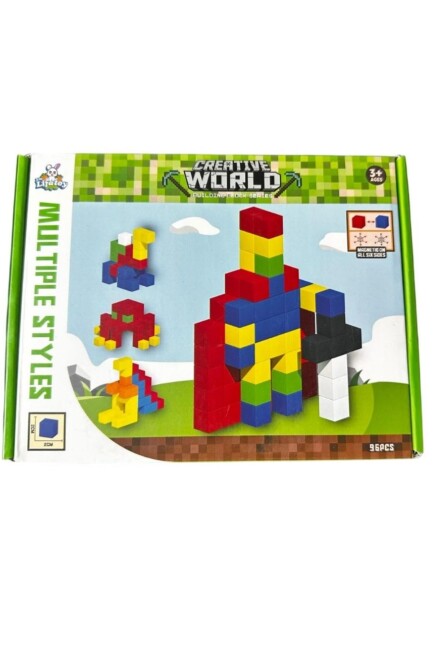 7891 METAŞ MY WORLD MAGNETIC BLOCKS 96 PARÇA - METAŞ