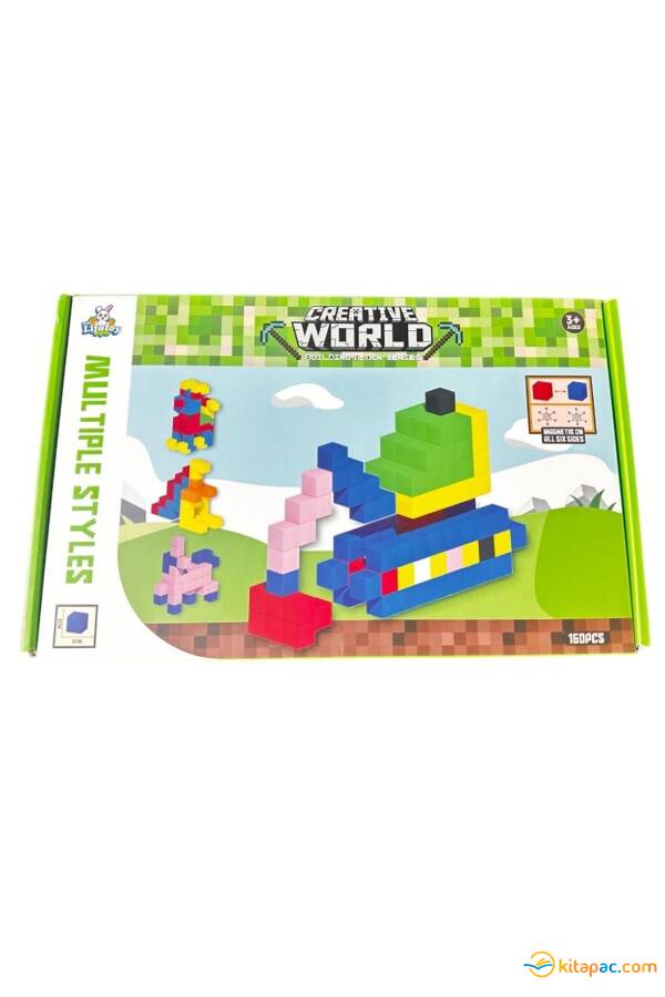 7892 METAŞ MY WORLD MAGNETIC BLOCKS 160 PARÇA - 1
