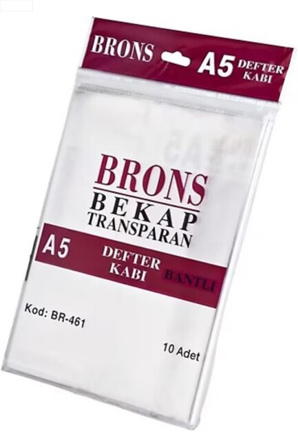 A5 BANTLI 10 lu HAZIR DEFTER KAPLIĞI - BRONS