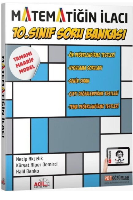 ACİL 10.Sınıf MATEMATİĞİN İLACI SORU BANKASI - ACİL YAYINLARI