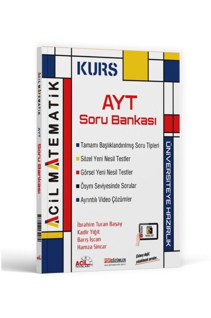 ACİL KURS SERİSİ AYT MATEMATİK SORU BANKASI - ACİL YAYINLARI