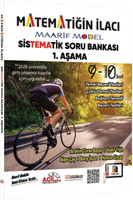 ACİL TYT MATEMATİĞİN İLACI MAARİF MODEL SİSTEMATİK SORU BANKASI 1.AŞAMA - ACİL YAYINLARI