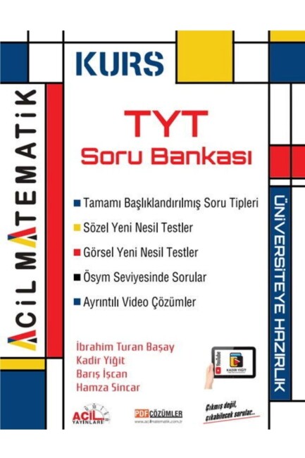 ACİL TYT MATEMATİK KURS SERİSİ SORU BANKASI - ACİL YAYINLARI