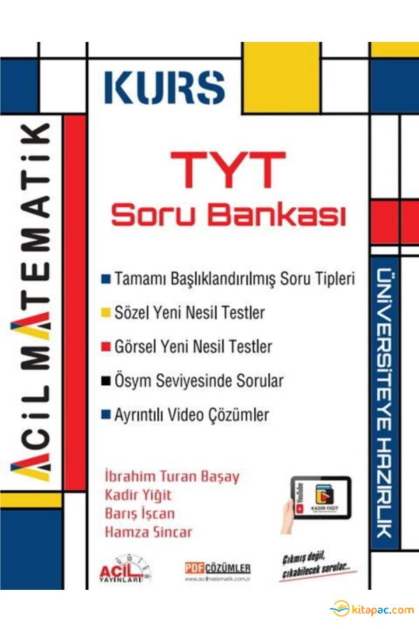 ACİL TYT MATEMATİK KURS SERİSİ SORU BANKASI - 1