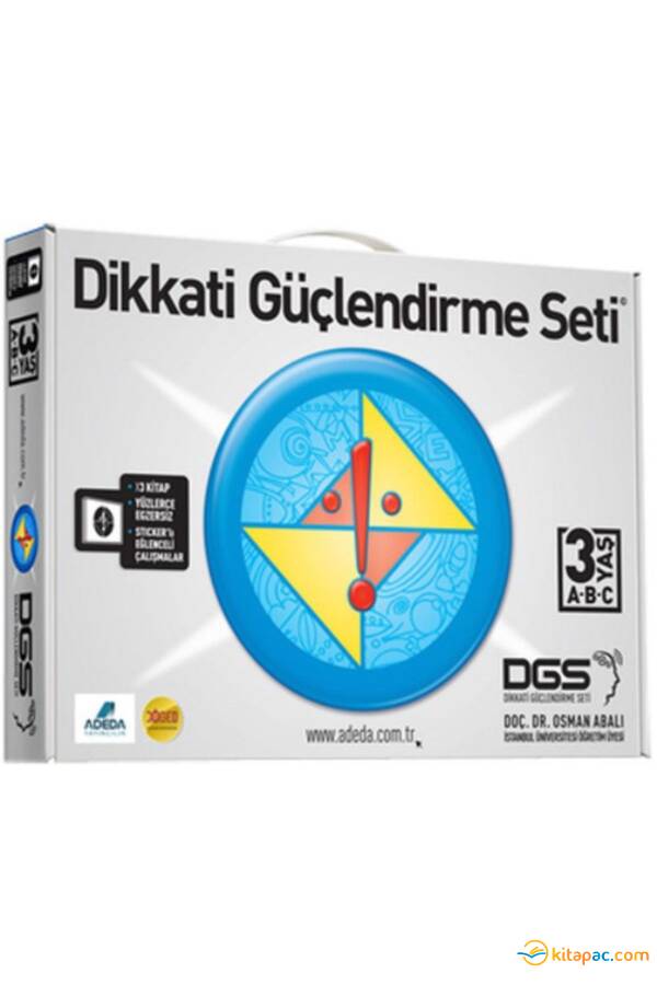 ADEDA DİKKATİ GÜÇLENDİRME SETİ - 3 YAŞ - 1
