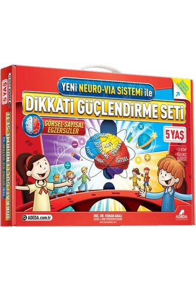 ADEDA DİKKATİ GÜÇLENDİRME SETİ - 5 YAŞ - ADEDA YAYINCILIK