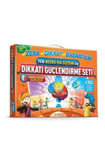 ADEDA DİKKATİ GÜÇLENDİRME SETİ - 6 YAŞ - ADEDA YAYINCILIK