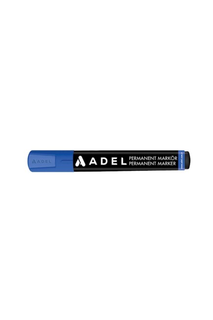 ADEL PERMANENT KALEM KALIN UÇ 4,6 MM YUVARLAK UÇ MAVİ - ADEL