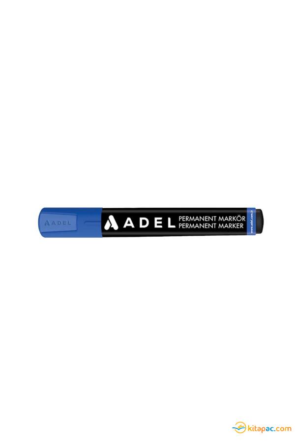 ADEL PERMANENT KALEM KALIN UÇ 4,6 MM YUVARLAK UÇ MAVİ - 1
