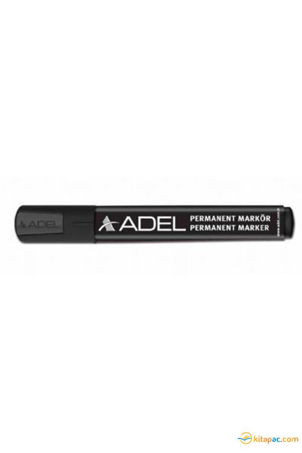 ADEL PERMANENT KALEM KALIN UÇ 4,6 MM YUVARLAK UÇ SİYAH - 1