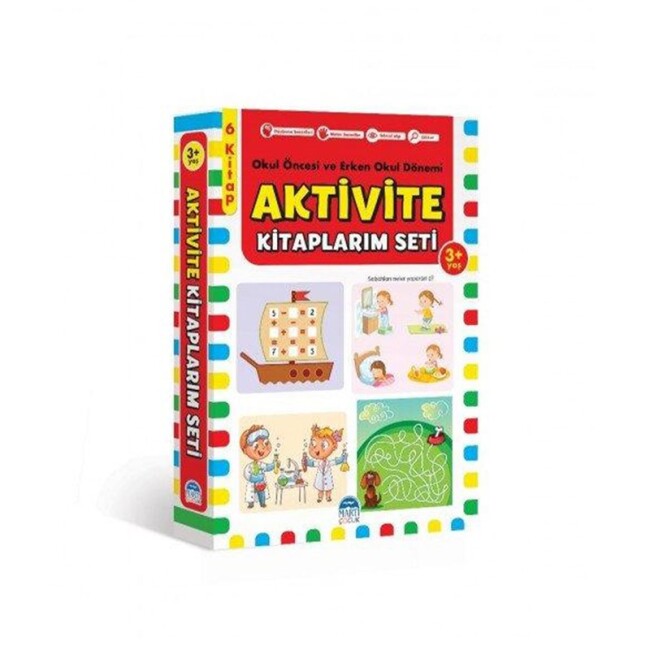 AKTİVİTE KİTAPLARIM SETİ 3+ YAŞ - MARTI YAYINLARI