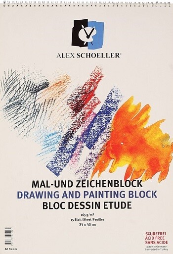 ALEX 35x50 165 GR.SPR.15 YP RESİM DEFTERİ - ALEX SCHOELLER