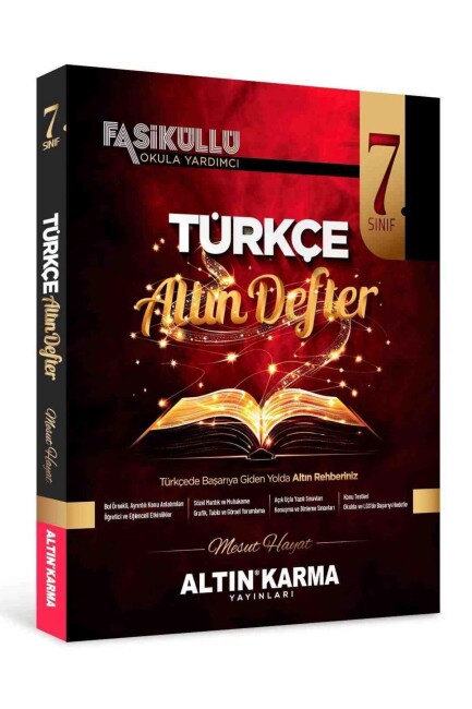 ALTIN KARMA 7.Sınıf TÜRKÇE ALTIN DEFTER - ALTIN KARMA YAYINLARI