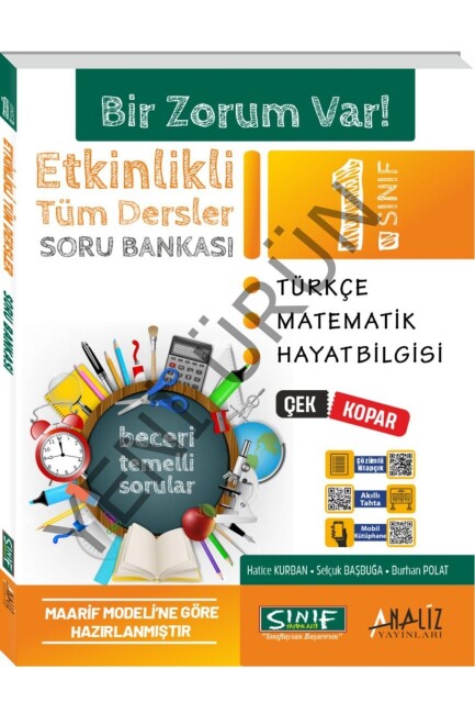 ANALİZ 1.Sınıf TÜM DERSLER ETKİNLİKLİ SORU BANKASI - ANALİZ YAYINLARI