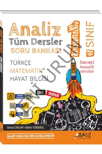 ANALİZ 1.Sınıf TÜM DERSLER SORU BANKASI - ANALİZ YAYINLARI