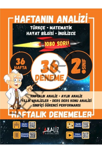 ANALİZ 2.Sınıf HAFTANIN ANALİZİ 36x36 DENEME - ANALİZ YAYINLARI