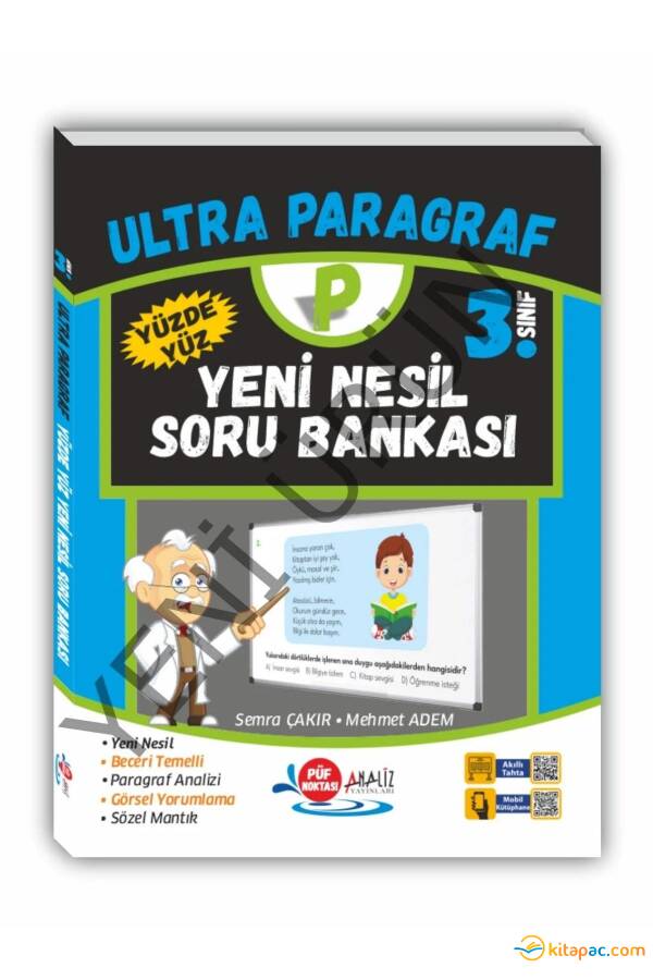 ANALİZ 3.Sınıf ULTRA PARAGRAF SORU BANKASI - 1