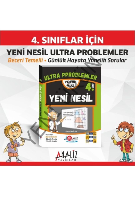 ANALİZ 4.Sınıf ULTRA PROBLEMLER SORU BANKASI - ANALİZ YAYINLARI
