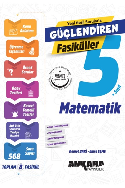 ANKARA 5.Sınıf GÜÇLENDİREN MATEMATİK FASİKÜL - ANKARA YAYINLARI