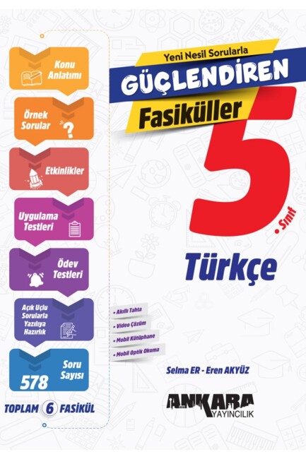 ANKARA 5.Sınıf GÜÇLENDİREN TÜRKÇE FASİKÜL - ANKARA YAYINLARI