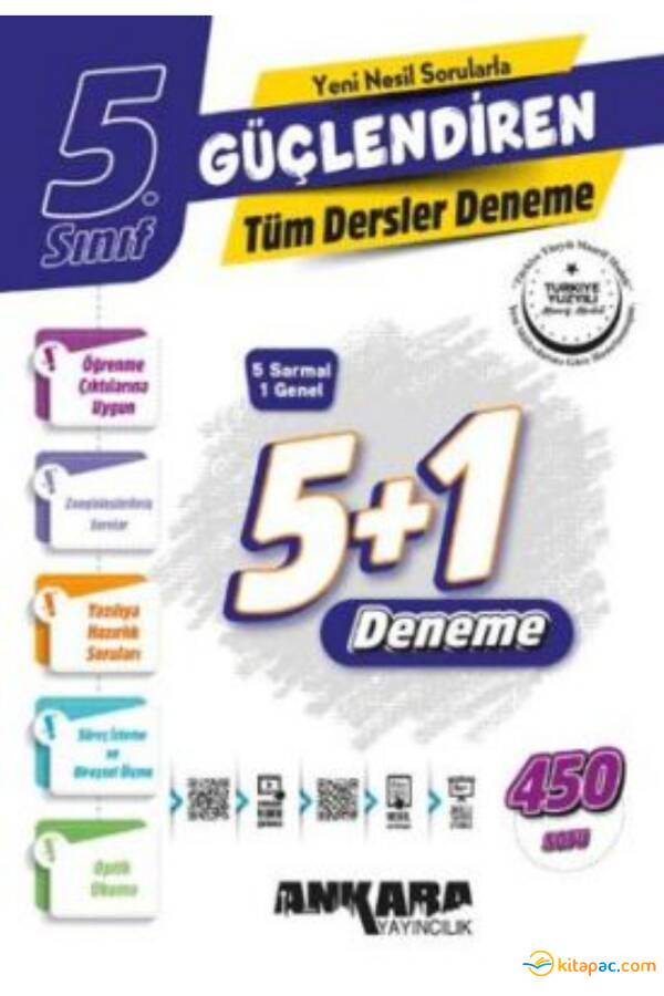 ANKARA 5.Sınıf GÜÇLENDİREN 5+1 TÜM DERSLER DENEME - 1