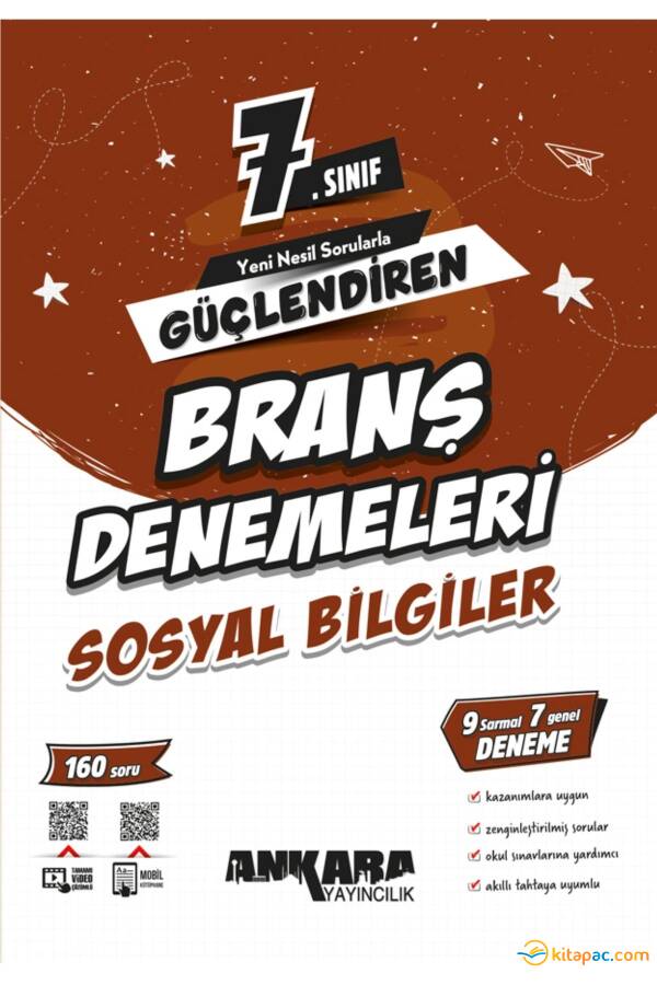 ANKARA 7.Sınıf GÜÇLENDİREN SOSYAL BİLGİLER BRANŞ DENEMELERİ - 1