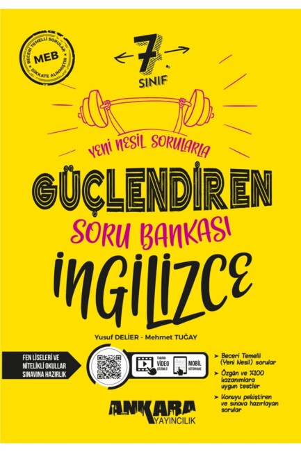 ANKARA 7.Sınıf İNGİLİZCE GÜÇLENDİREN SORU BANKASI - ANKARA YAYINLARI