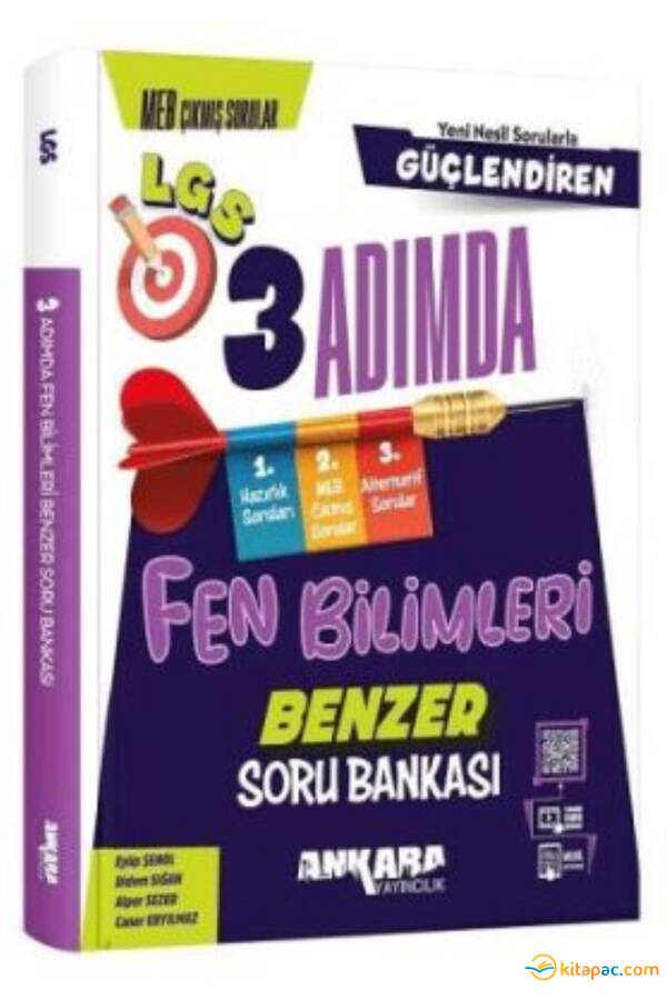 ANKARA 8.Sınıf LGS FEN BİLİMLERİ GÜÇLENDİREN 3 ADIMDA BENZER SORU BANKASI - 1