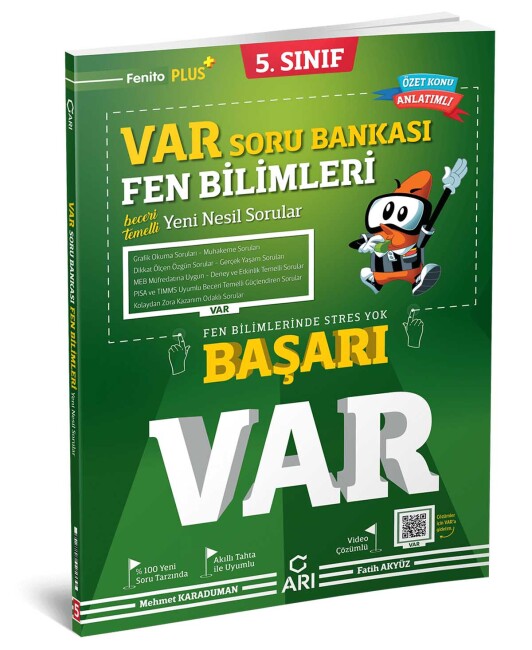 ARI 5.Sınıf VAR FEN BİLİMLERİ Soru Bankası - ARI YAYINLARI