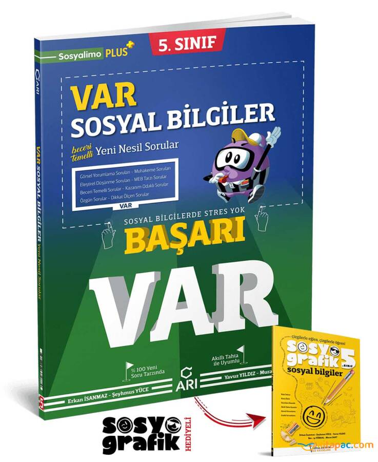 ARI 5.Sınıf VAR SOSYAL BİLGİLER Soru Bankası - 1