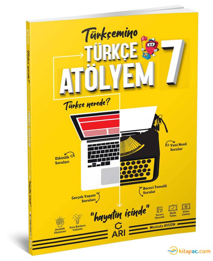 ARI 7.Sınıf TÜRKÇEMİNO TÜRKÇE ATÖLYEM + Yazılı Eki - 1