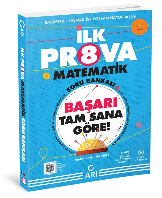 ARI 8.Sınıf İLK PROVA MATEMATİK Soru Bankası - ARI YAYINLARI
