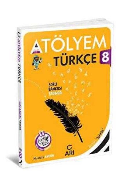 ARI 8.Sınıf TÜRKÇEMİNO TÜRKÇE ATÖLYEM + Yazılı Eki - ARI YAYINLARI