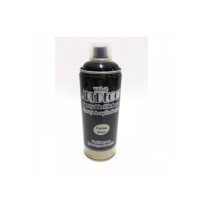 ARTDECO AKRİLİK SPREY BOYA 400ML SİYAH - ARTDECO