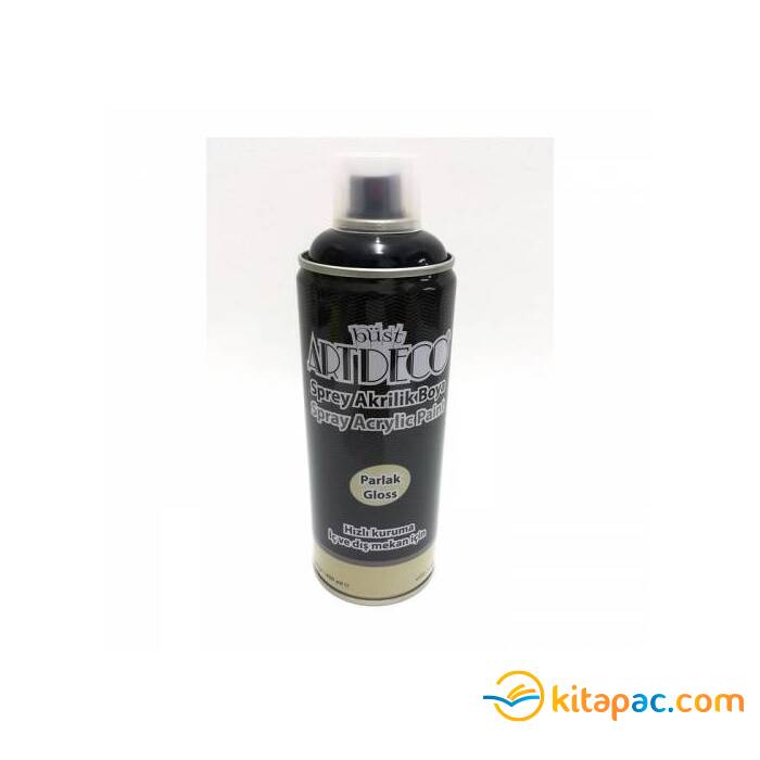 ARTDECO AKRİLİK SPREY BOYA 400ML SİYAH - 1