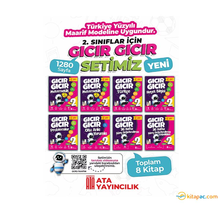 ATA 2.SINIF GICIR GICIR SET - 8 KİTAP - 1